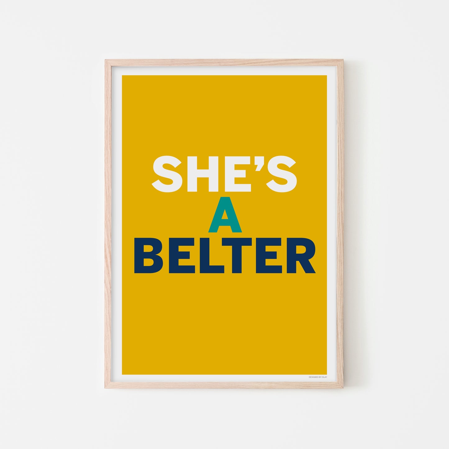 She's a Belter | print