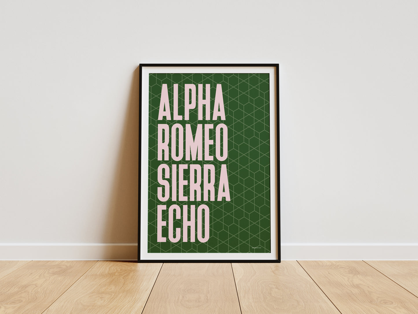 ARSE | Nato Phonetic print