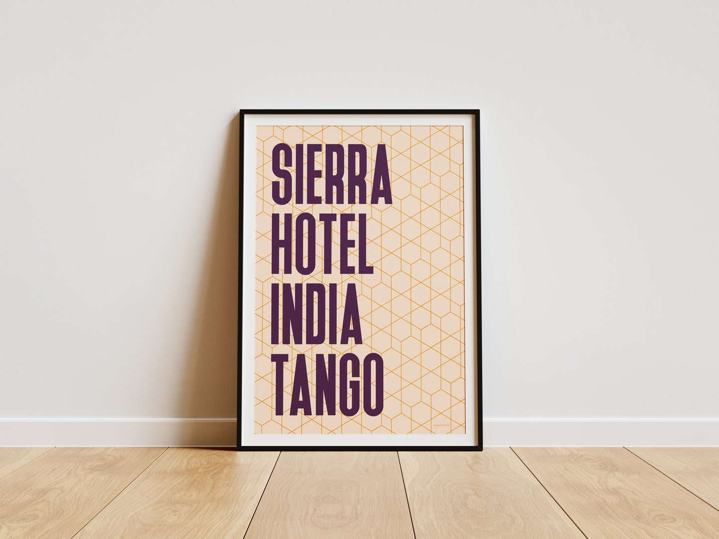 SHIT | Nato Phonetic print