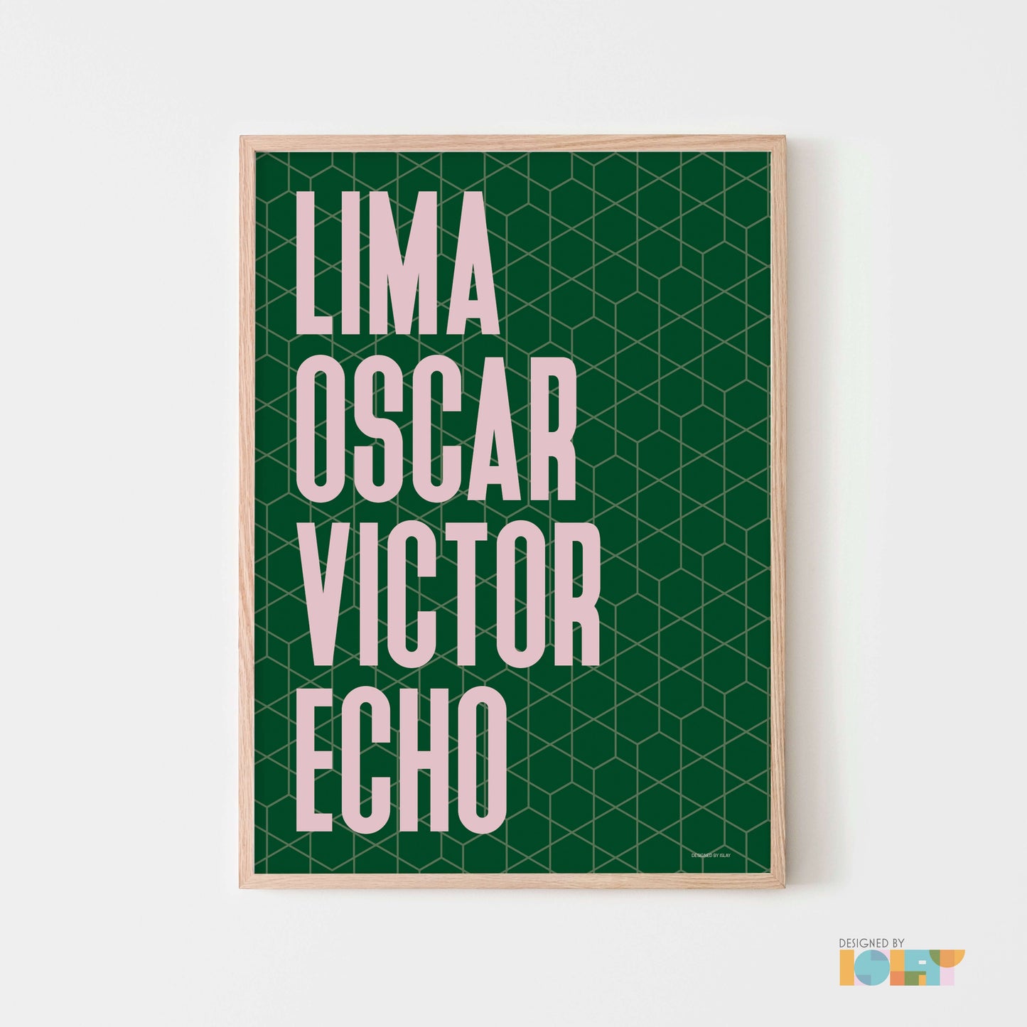 LOVE | Nato Phonetic print
