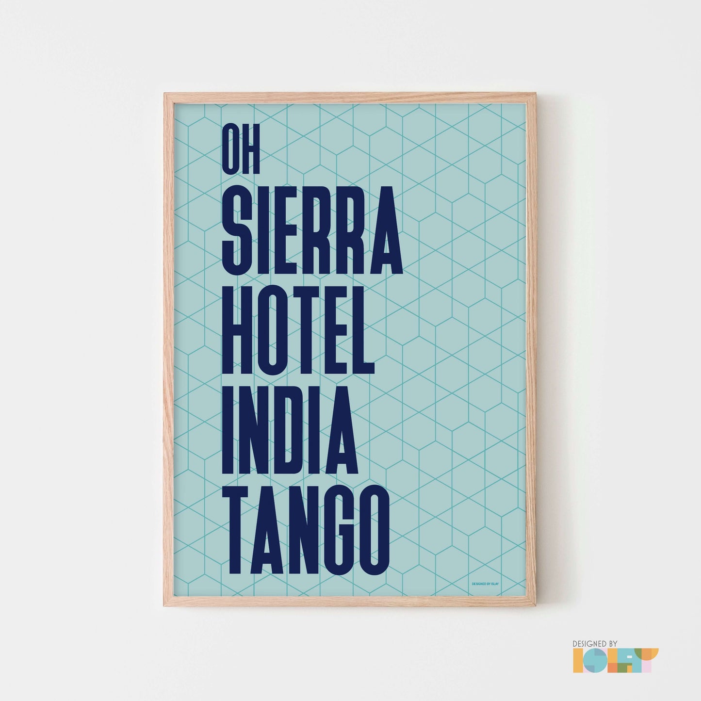 Oh SHIT | Nato Phonetic print