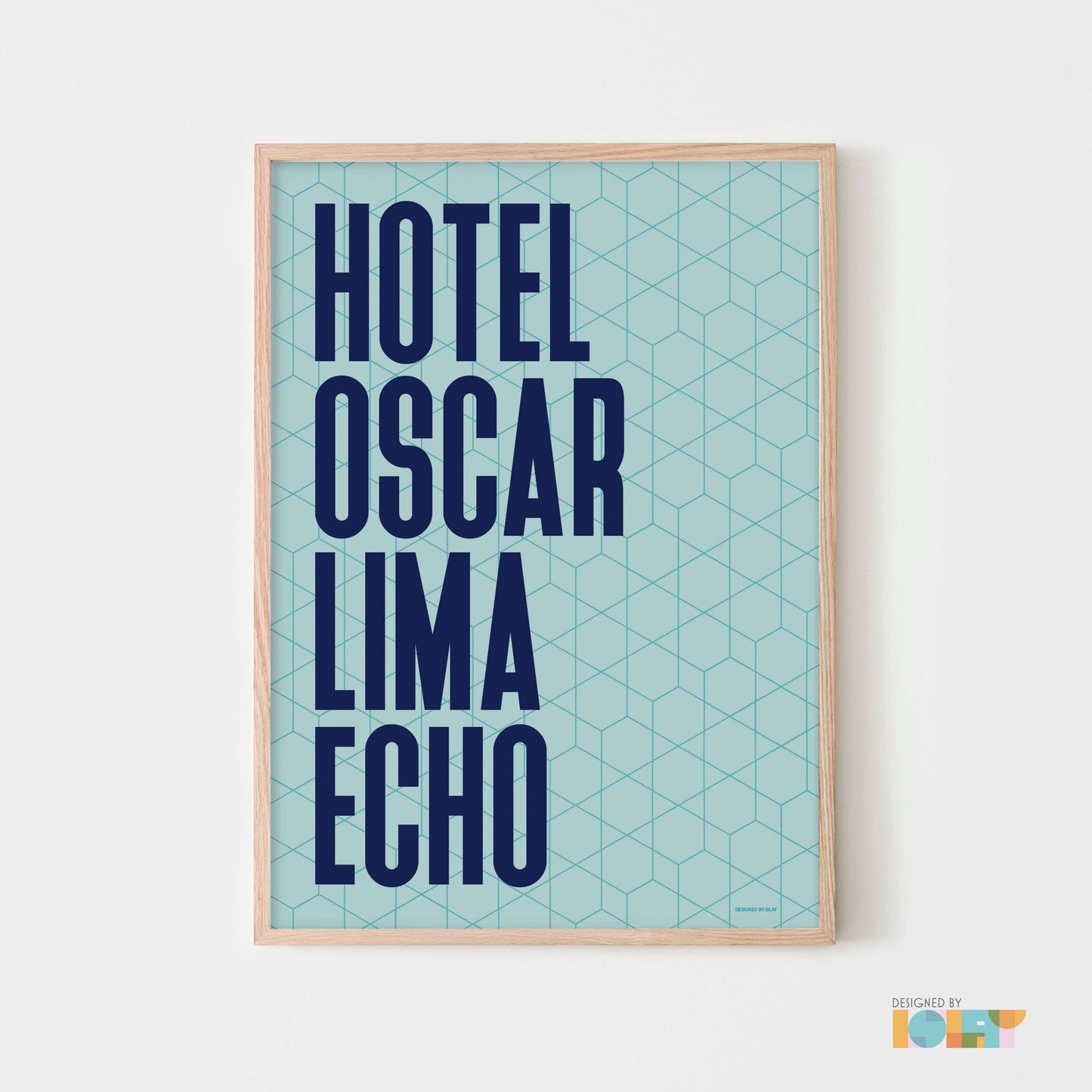 HOLE | Nato Phonetic print