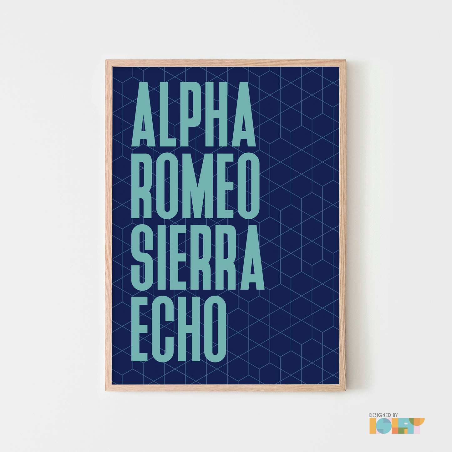ARSE | Nato Phonetic print