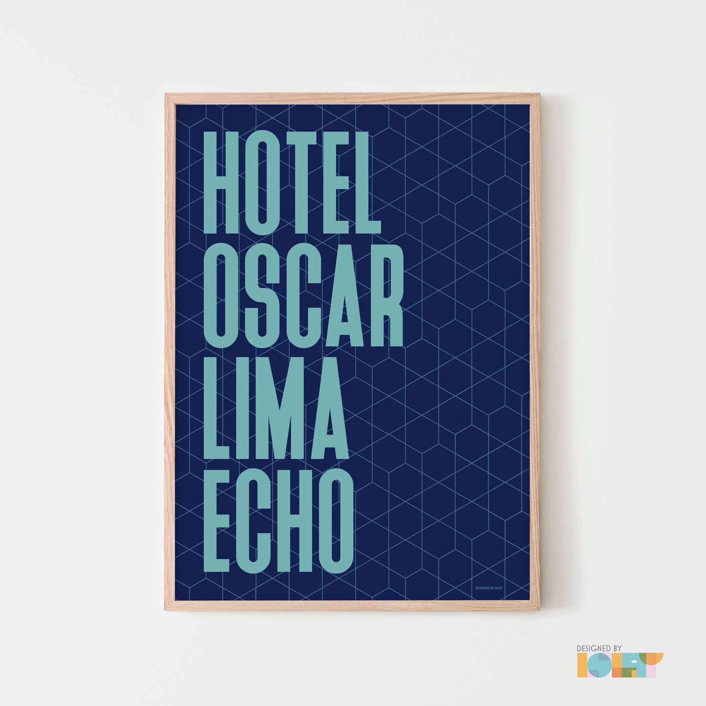 HOLE | Nato Phonetic print