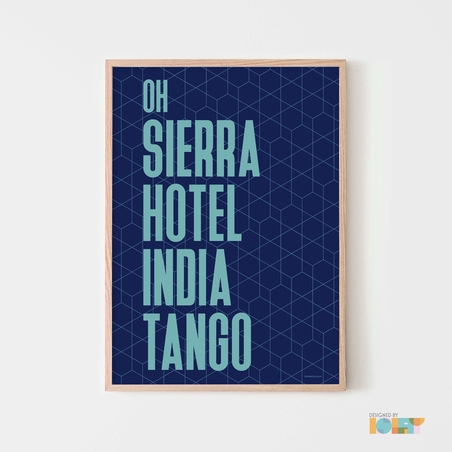 Oh SHIT | Nato Phonetic print