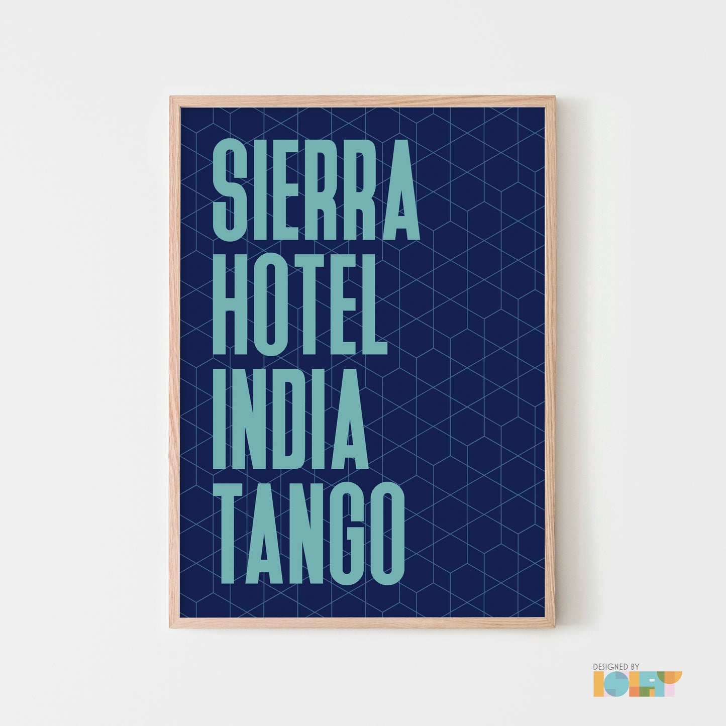 SHIT | Nato Phonetic print