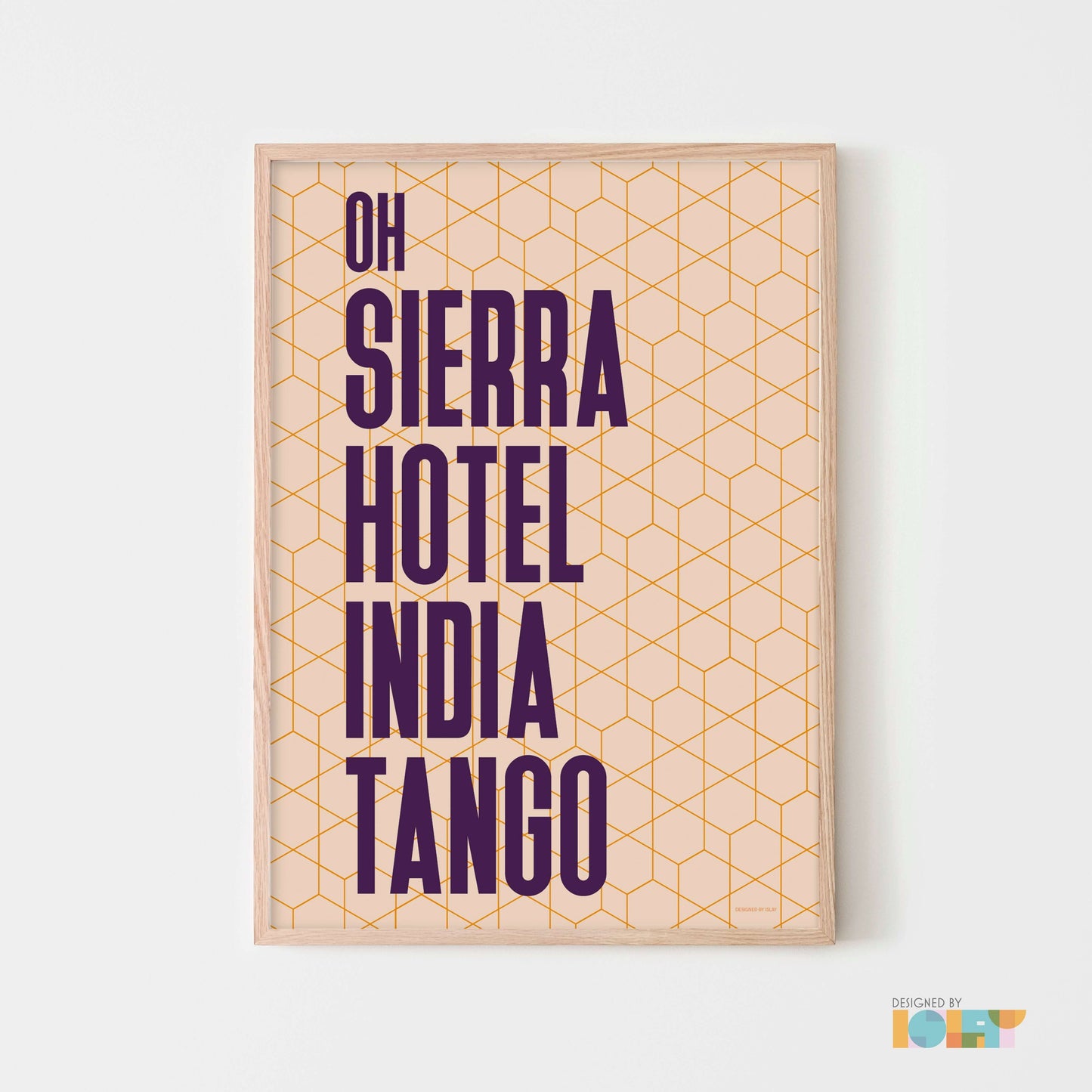 Oh SHIT | Nato Phonetic print