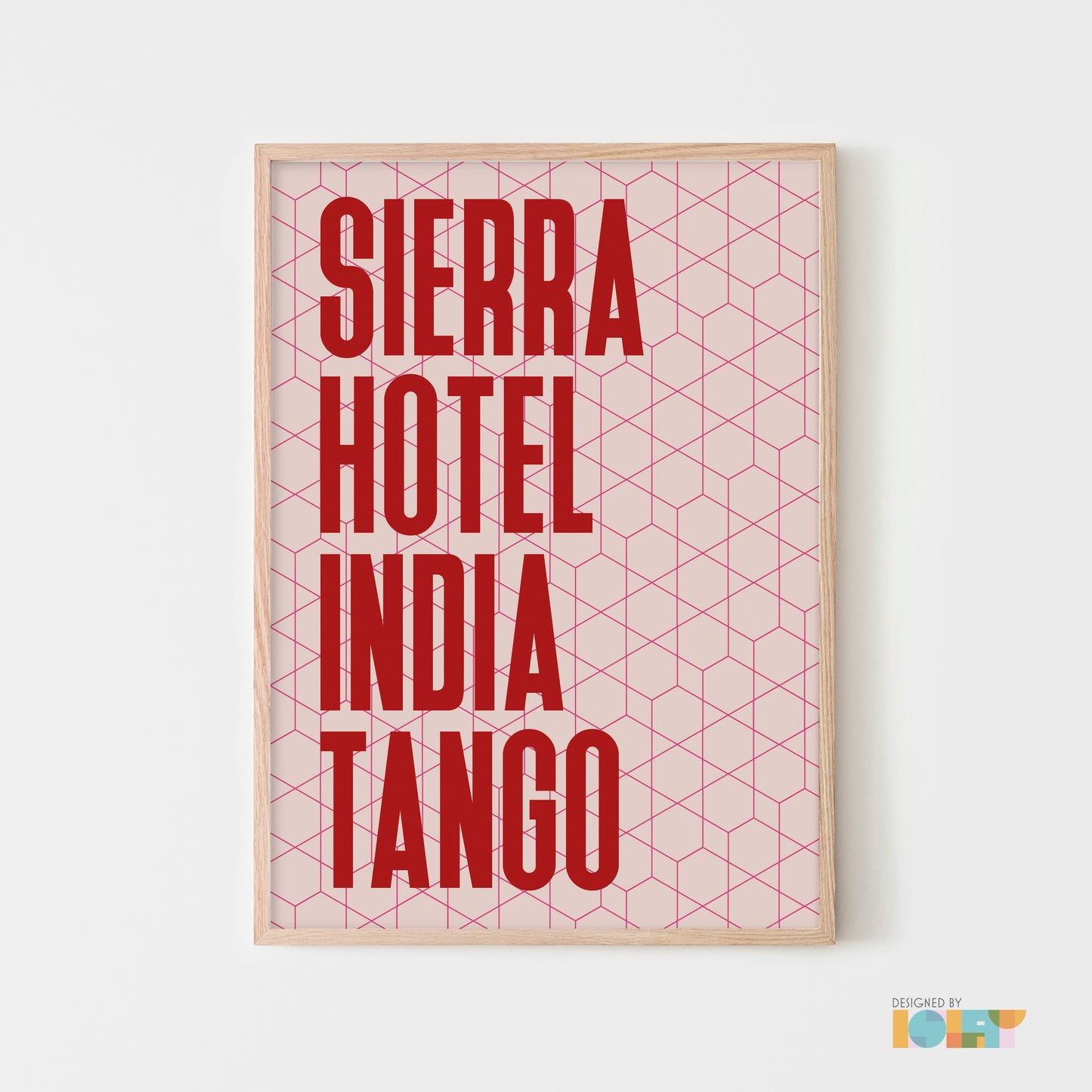 SHIT | Nato Phonetic print