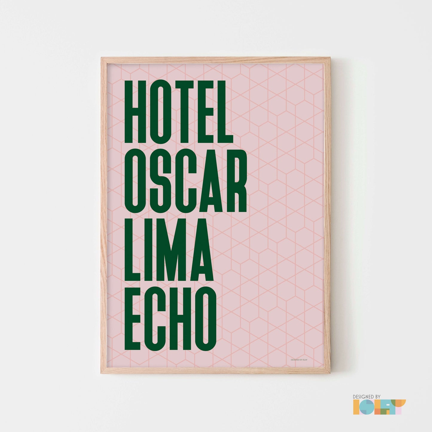 HOLE | Nato Phonetic print