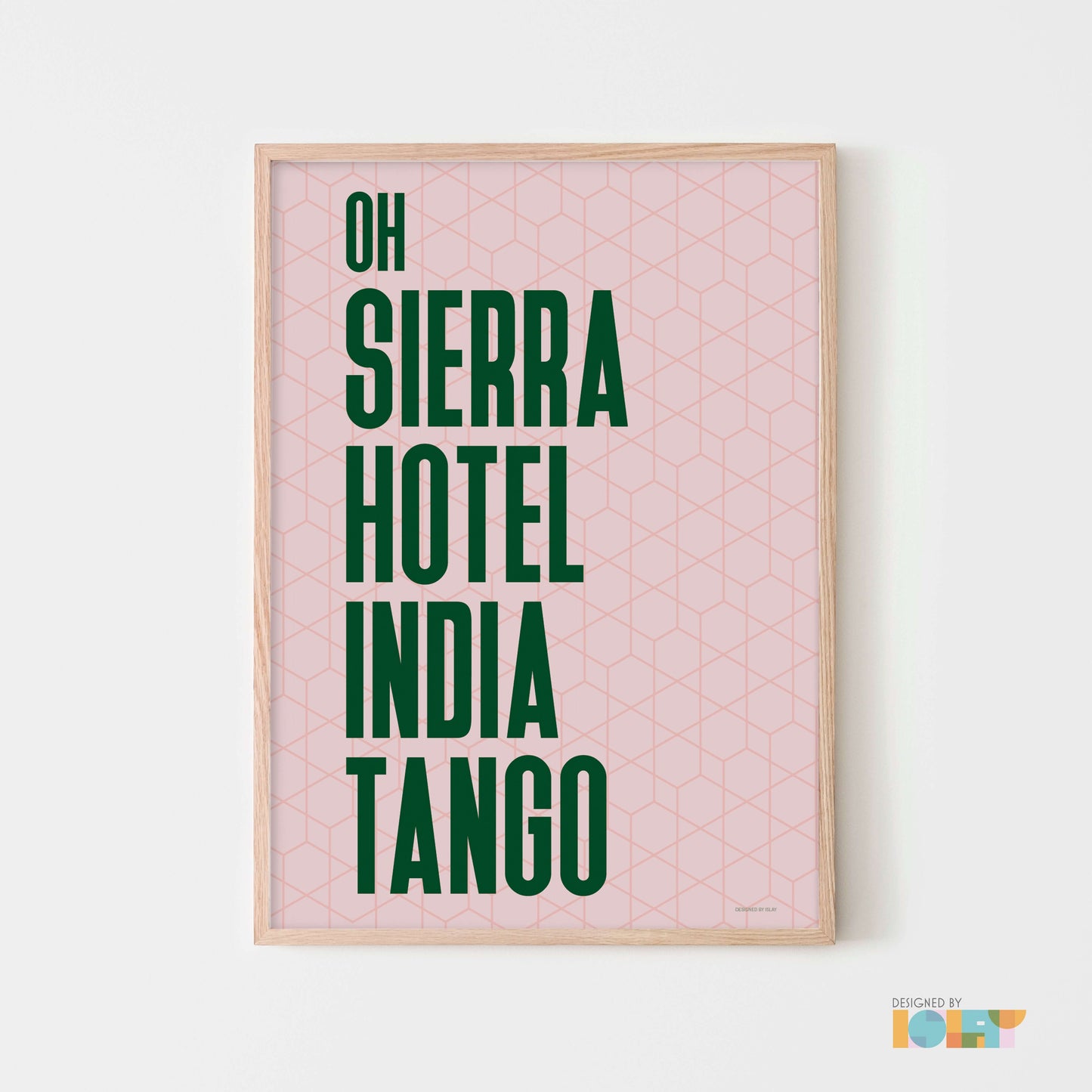 Oh SHIT | Nato Phonetic print