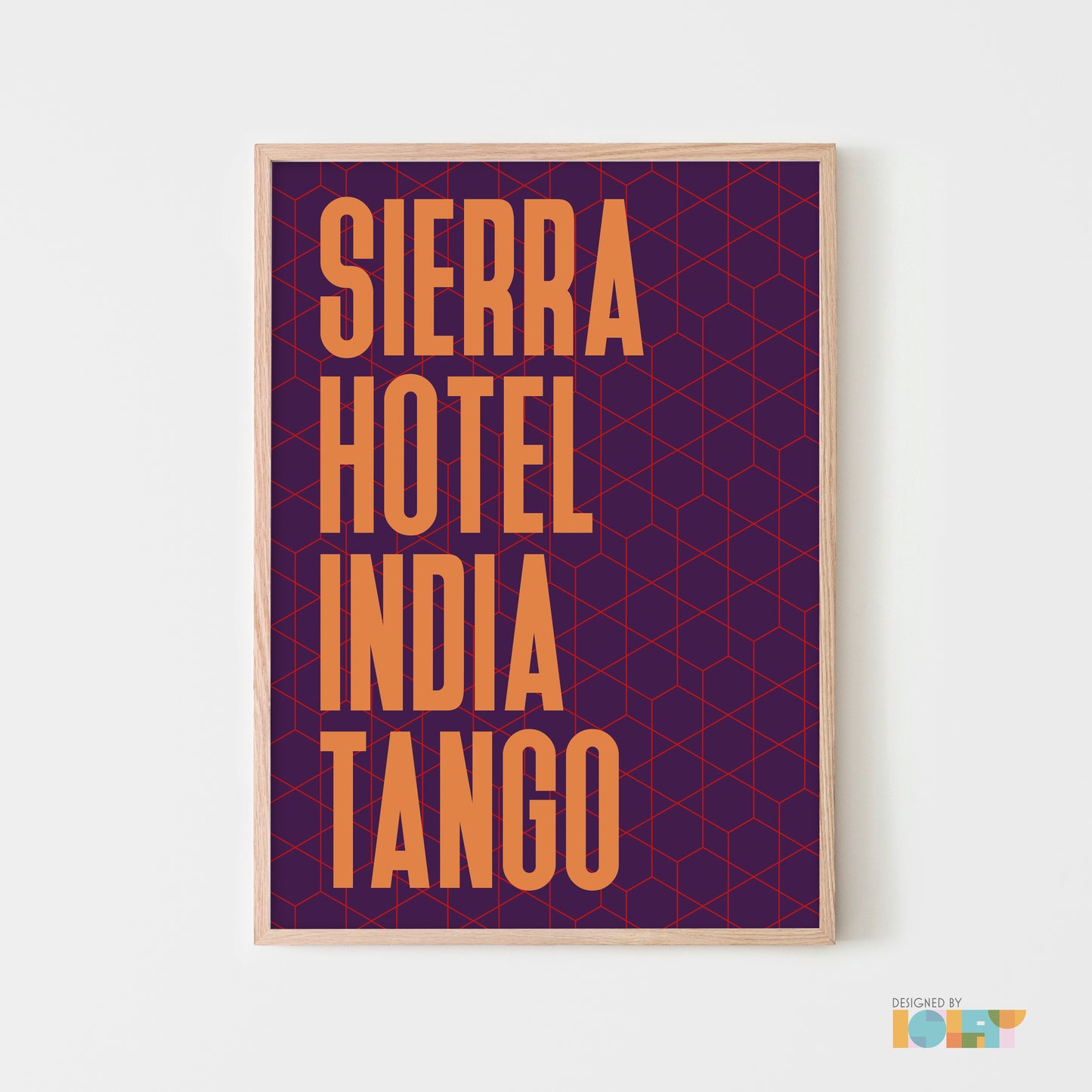 SHIT | Nato Phonetic print