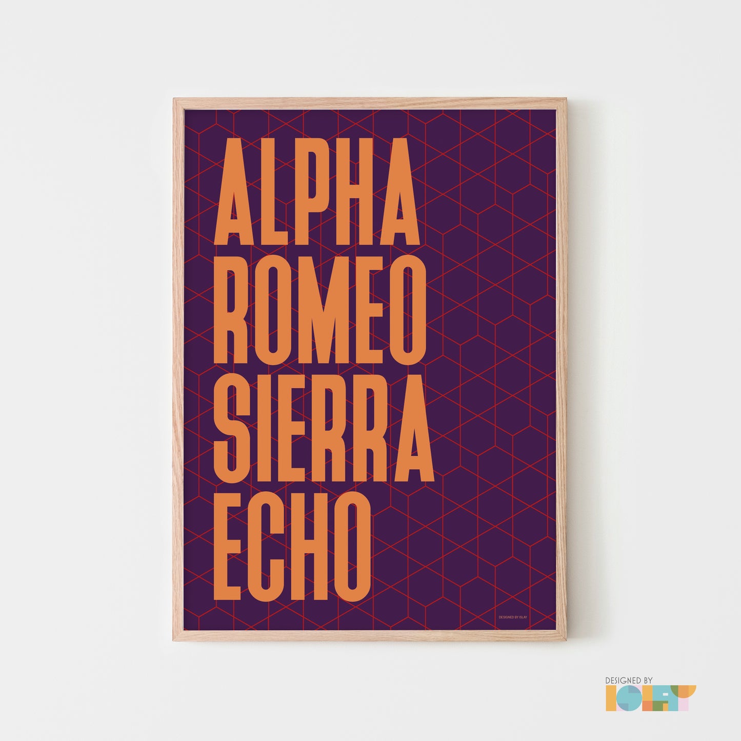 ARSE | Nato Phonetic print