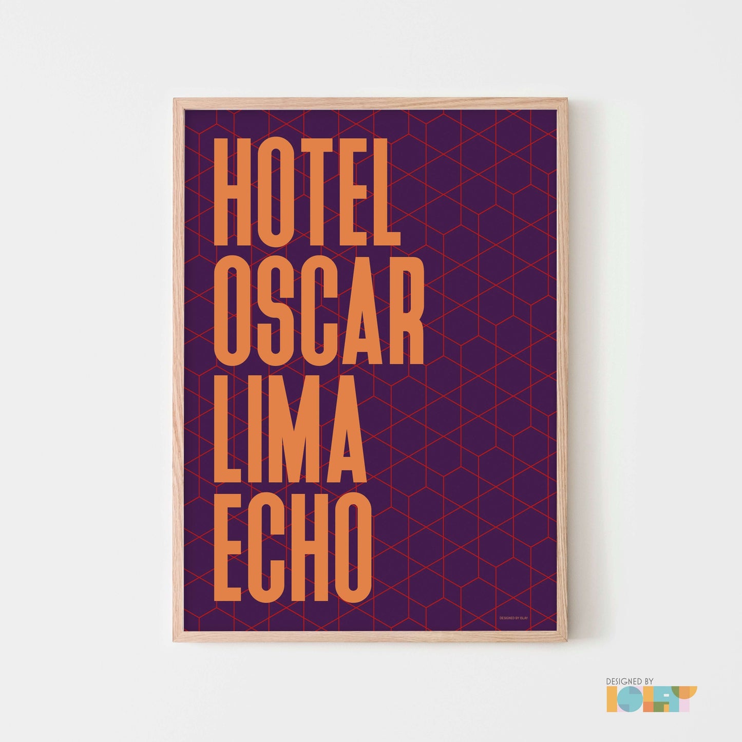 HOLE | Nato Phonetic print