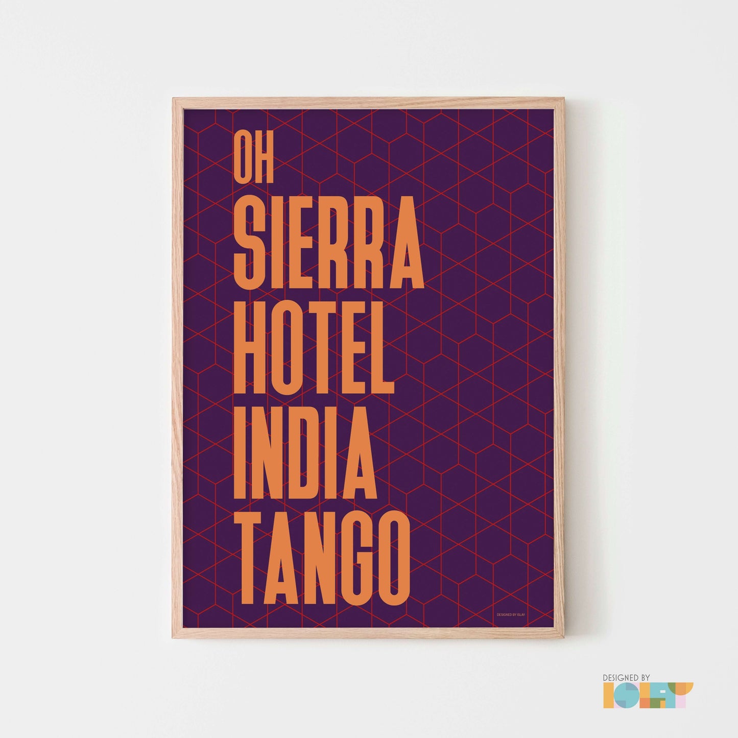 Oh SHIT | Nato Phonetic print