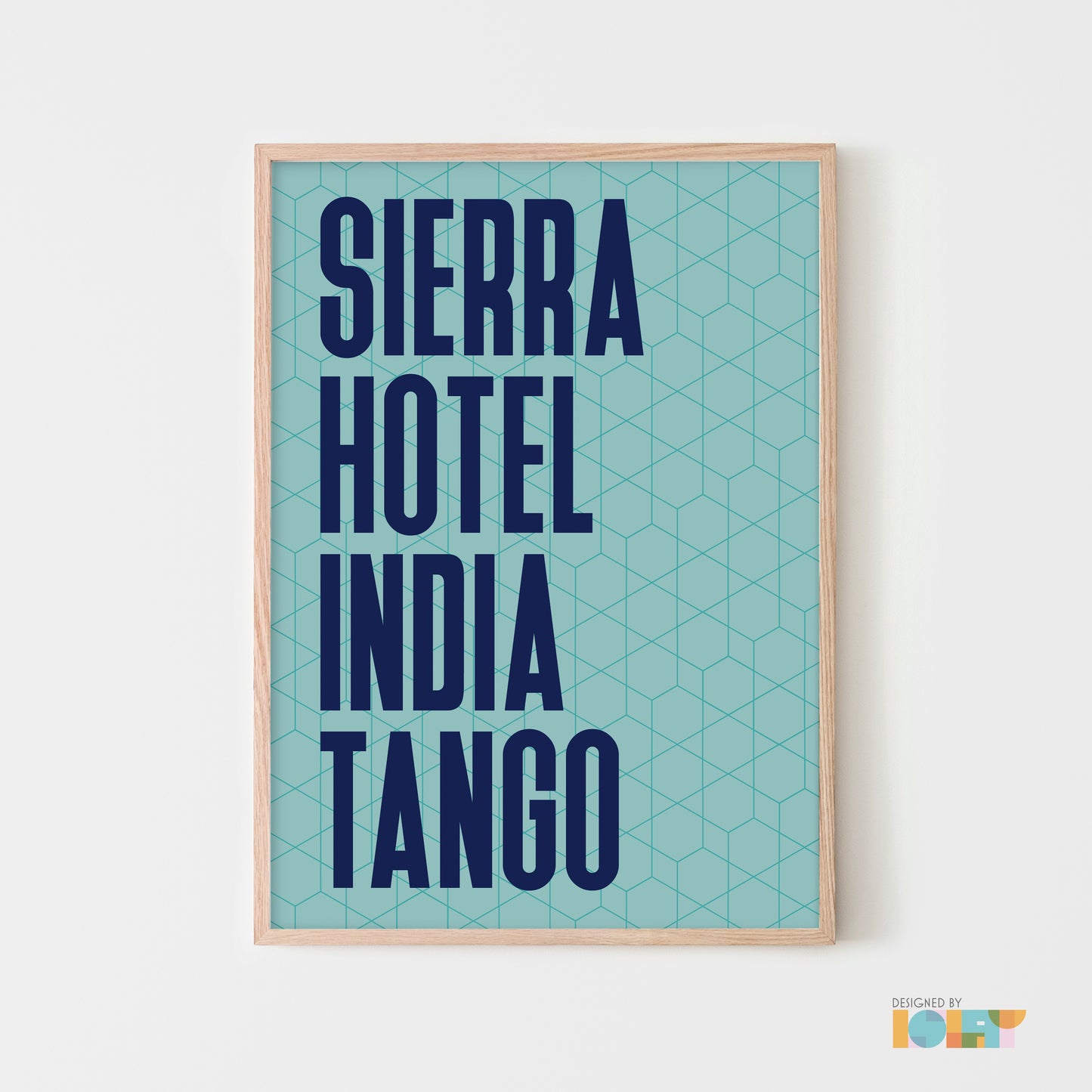 SHIT | Nato Phonetic print