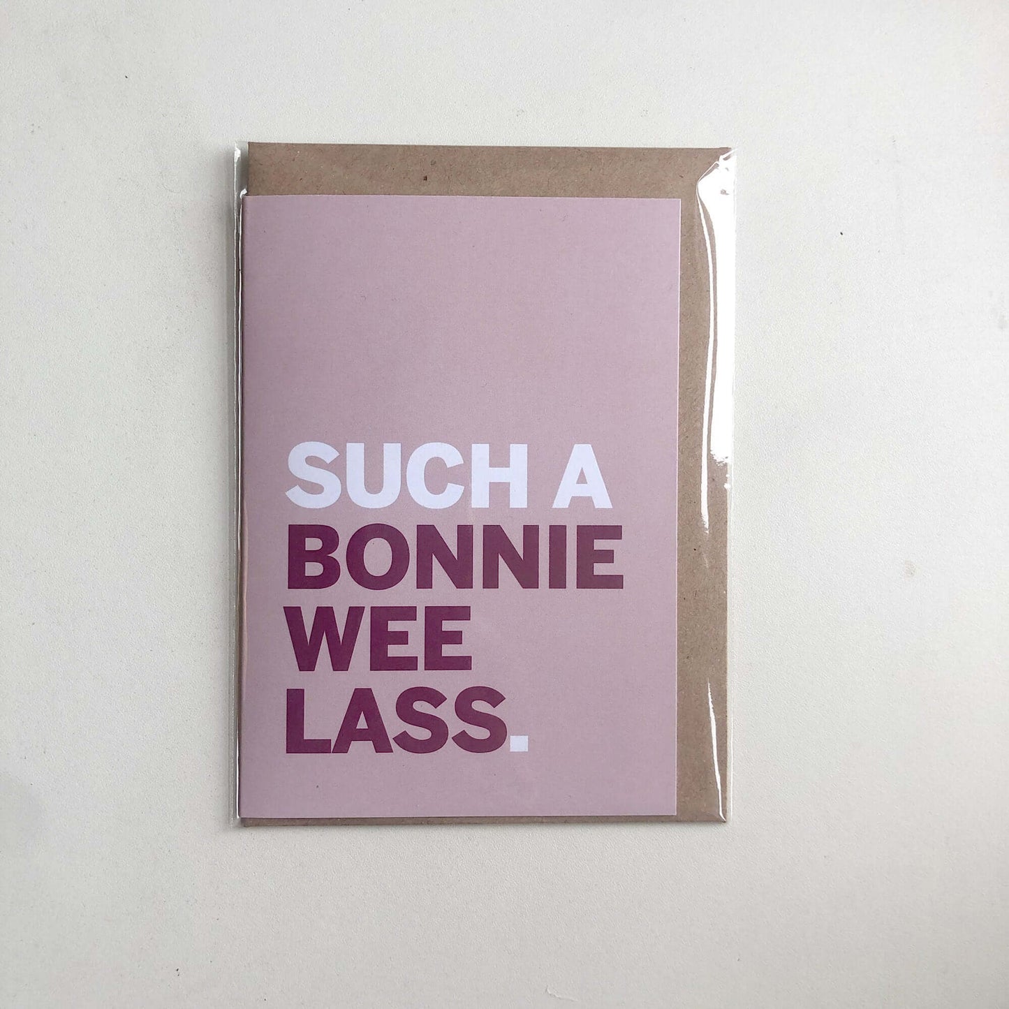 Such a Bonnie Wee Lass | card