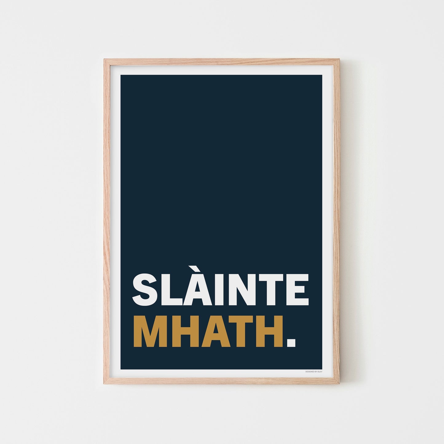 Slàinte Mhath | print