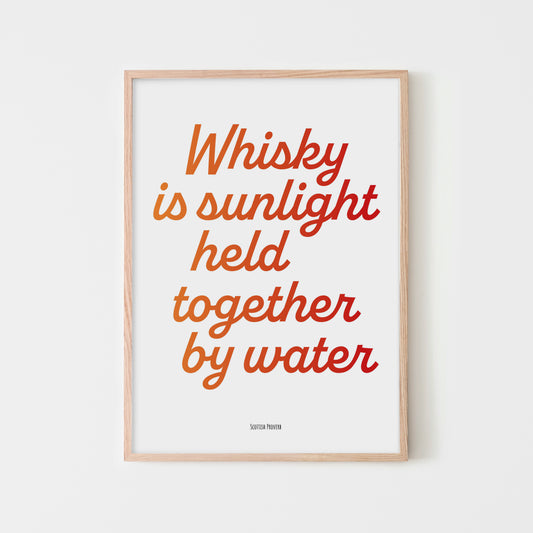 Whisky Sunlight | print