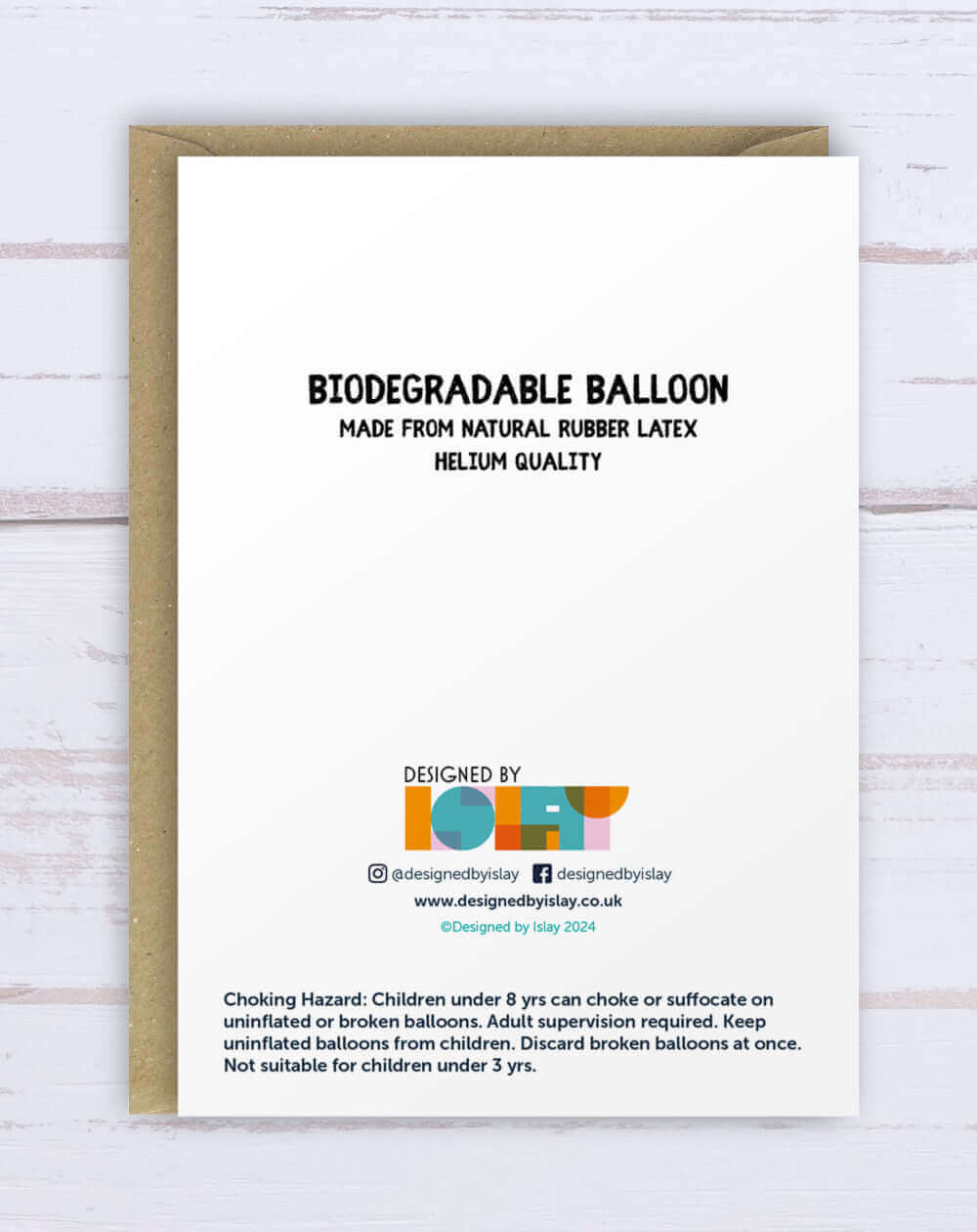 Frog and Kisses balloon card