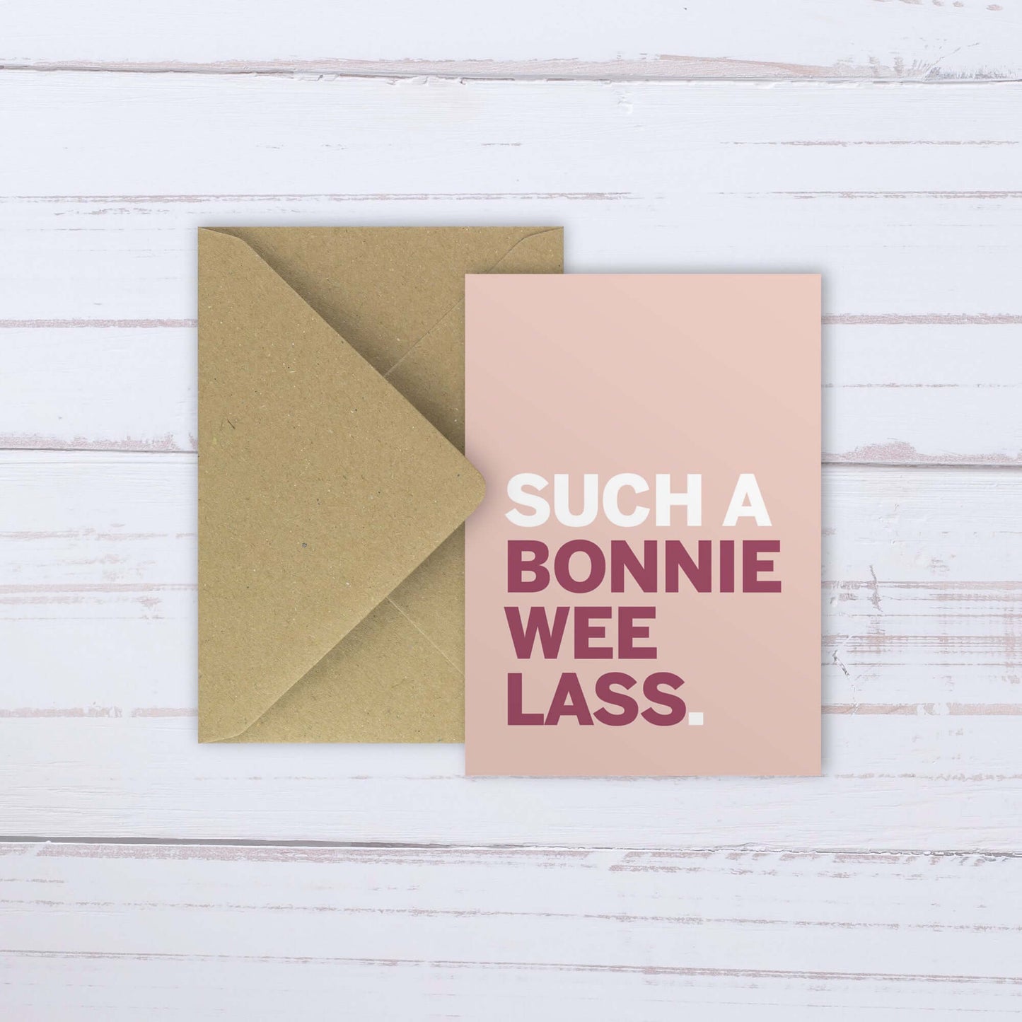 Such a Bonnie Wee Lass | card