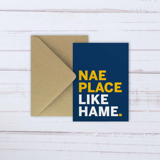 Nae Place Like Hame | card