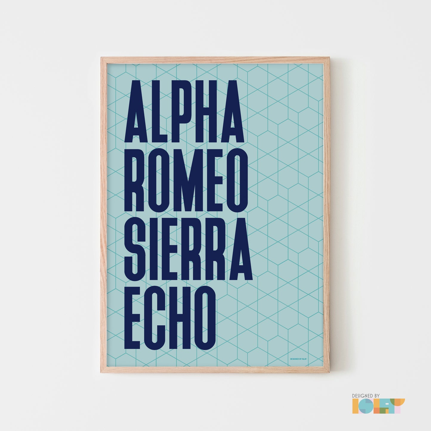 ARSE | Nato Phonetic print