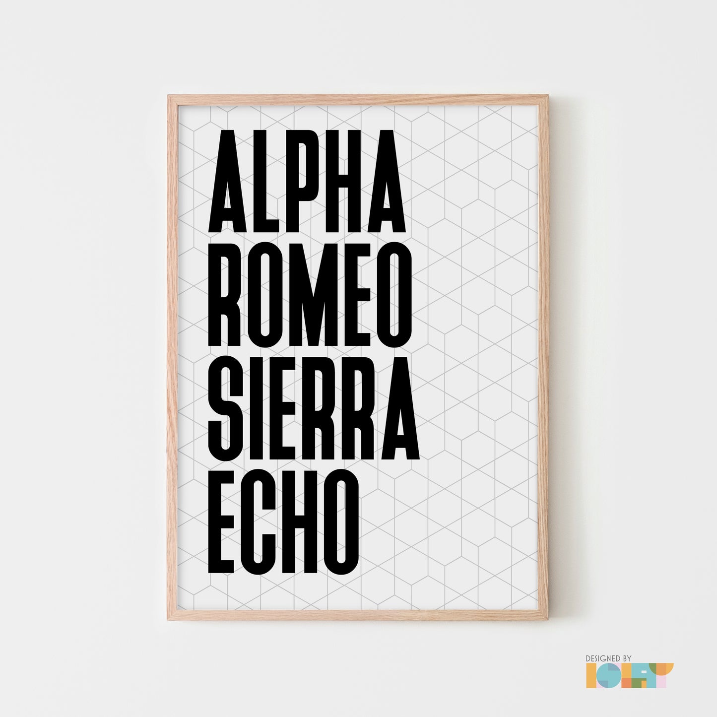 ARSE | Nato Phonetic print