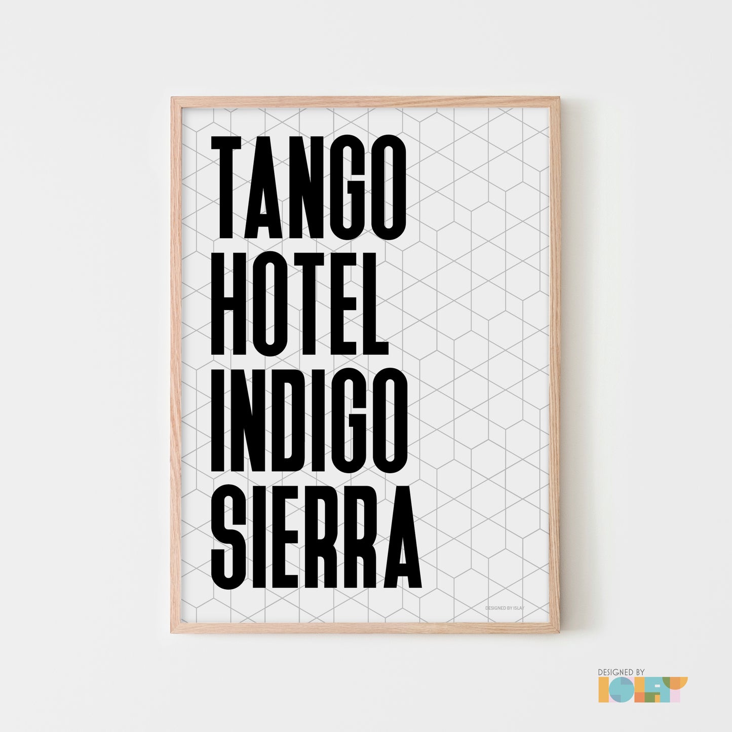 THIS | Nato Phonetic print