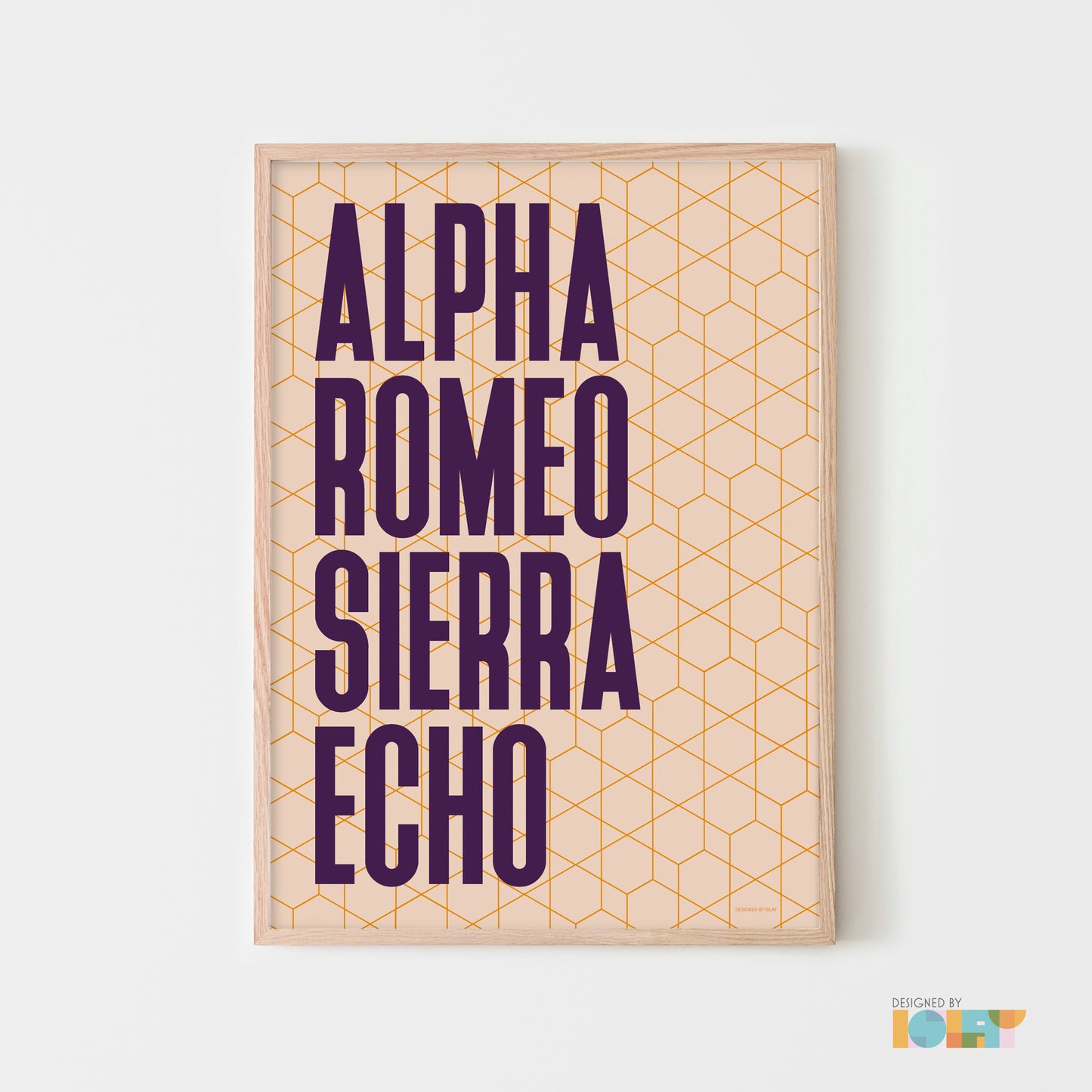 ARSE | Nato Phonetic print