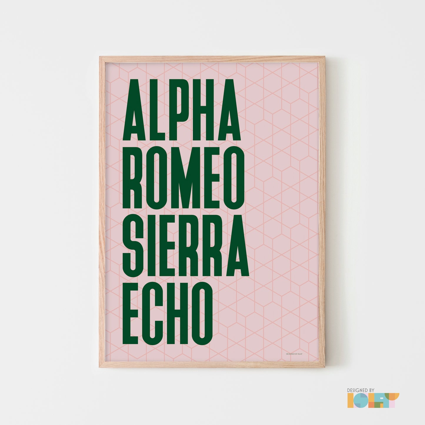 ARSE | Nato Phonetic print