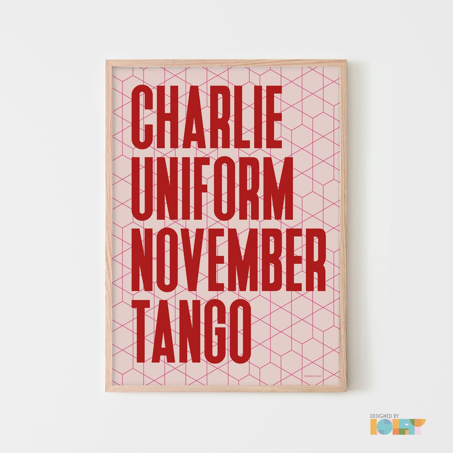 Charlie Uniform November Tango | Nato Phonetic print
