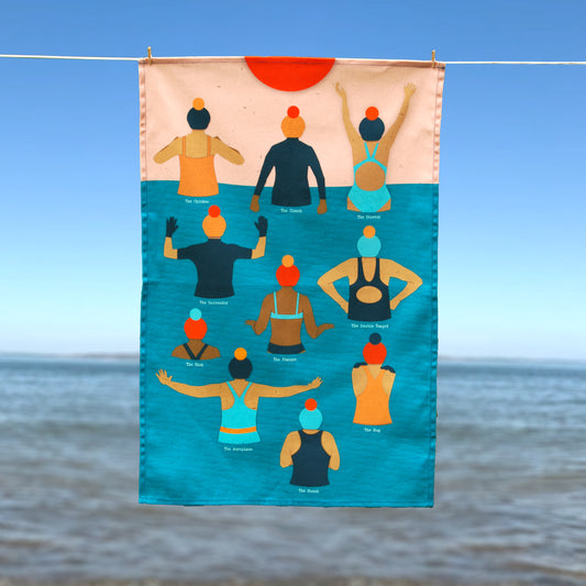 Wild Swimming  | Water Entry Teatowel