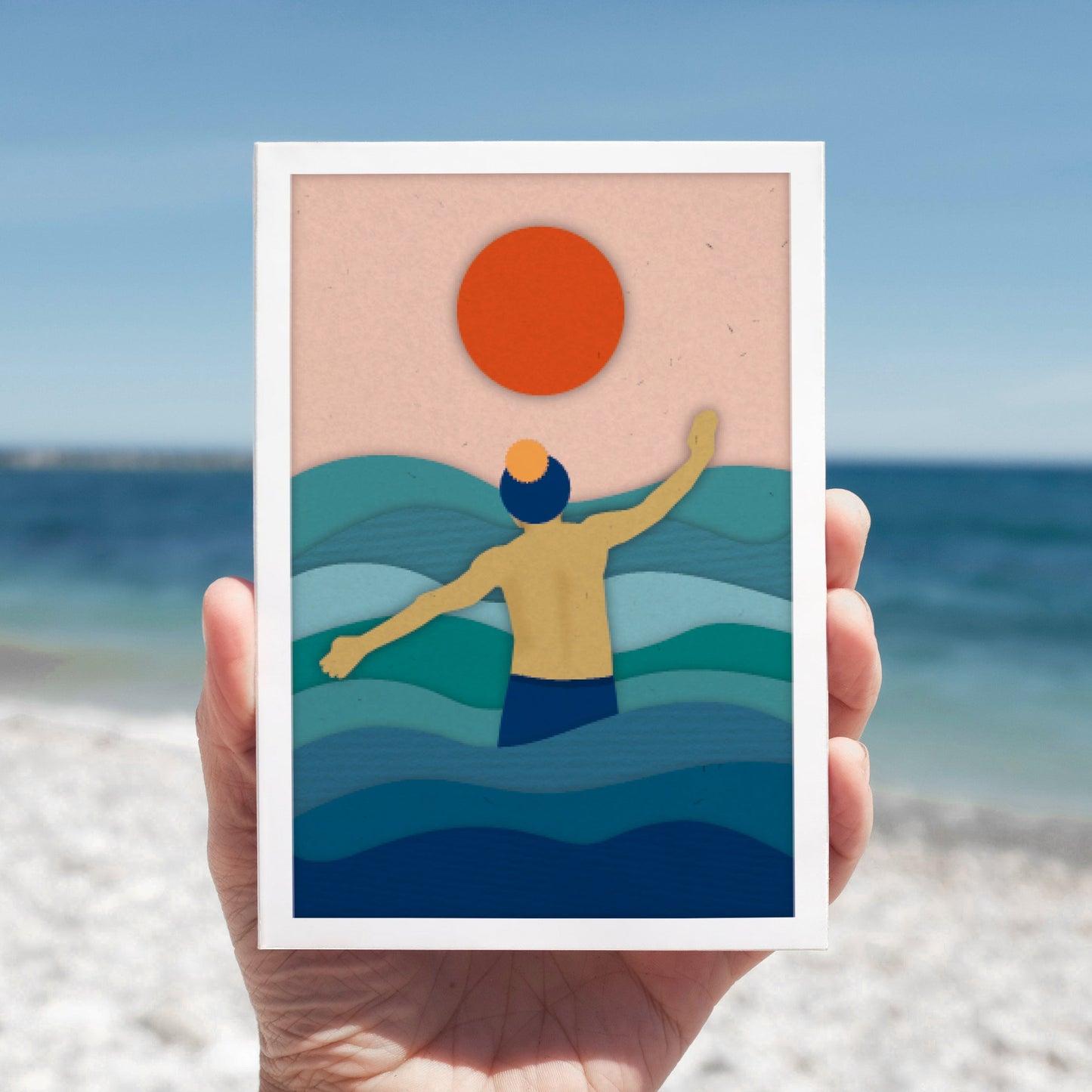 Wild Swimming Man | card