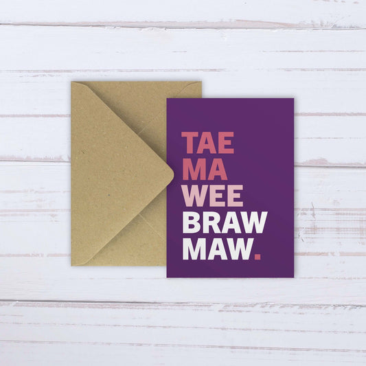 Braw Maw | Scottish Mother's Day card