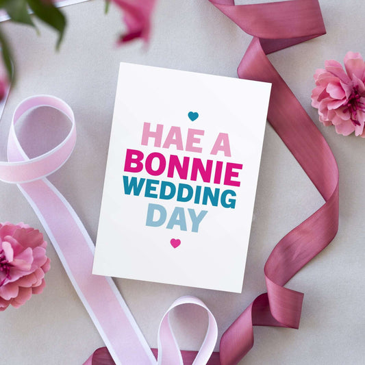 Bonnie Wedding Day | card