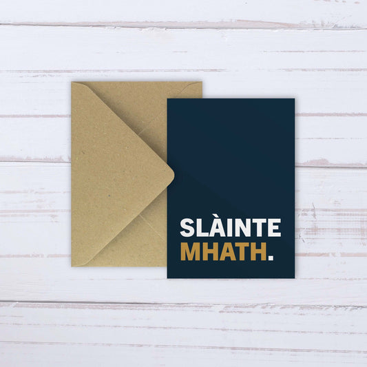 Slàinte Mhath | card